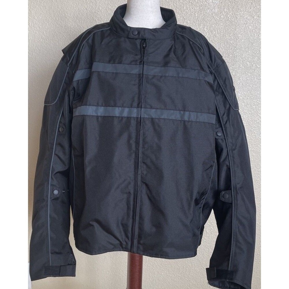 Bilt mens motorcycle jacket 3xl reflective/padded bikercore activewear